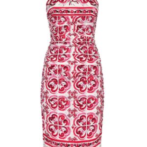 Dolce & Gabbana Majolica-print midi dress