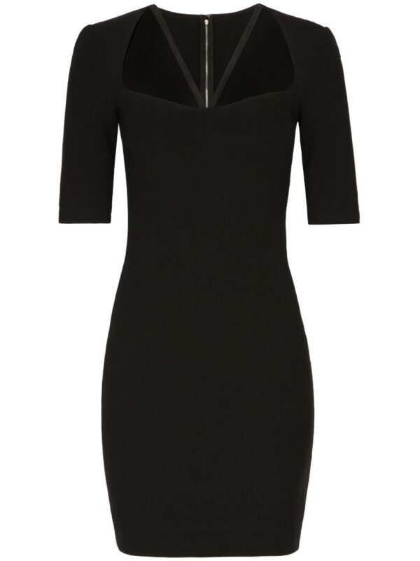 Dolce & Gabbana strappy half-length sleeves minidress