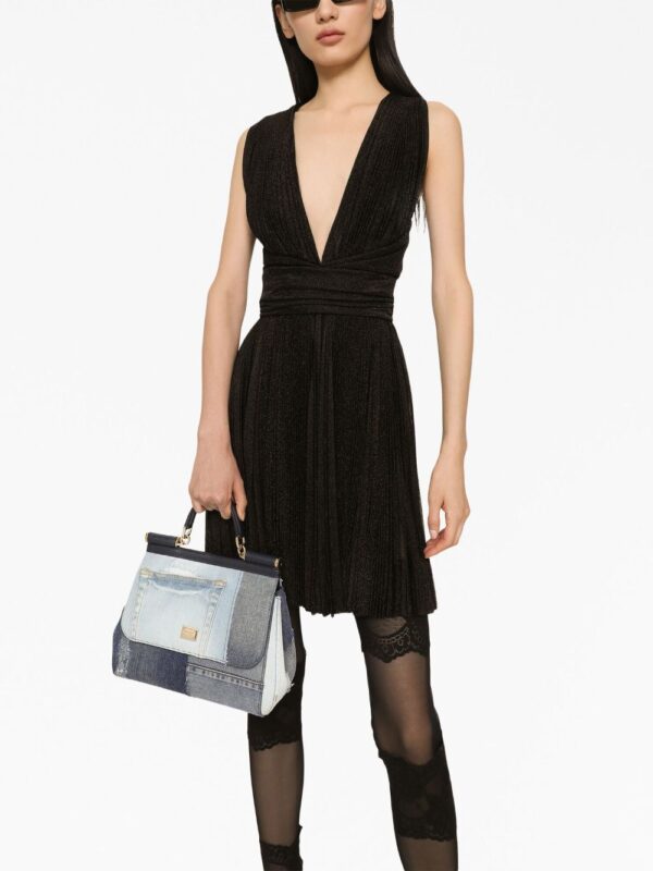 Dolce & Gabbana plissé halterneck minidress - Image 2