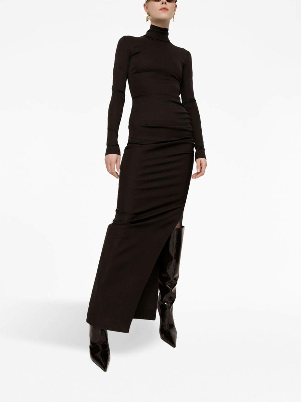 Dolce & Gabbana high-neck long-sleeves maxi dress - Image 3