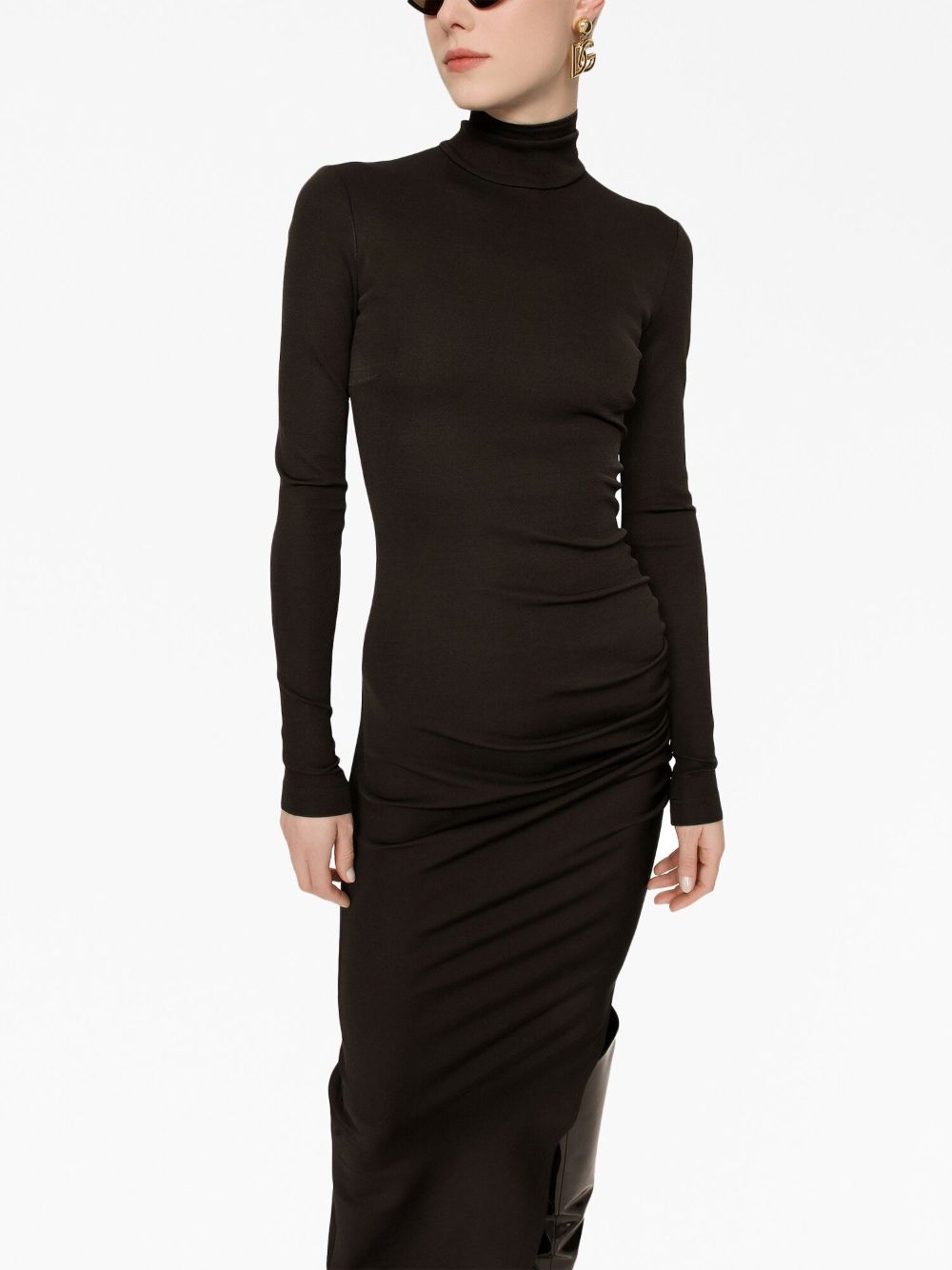 Dolce & Gabbana high-neck long-sleeves maxi dress - Image 5