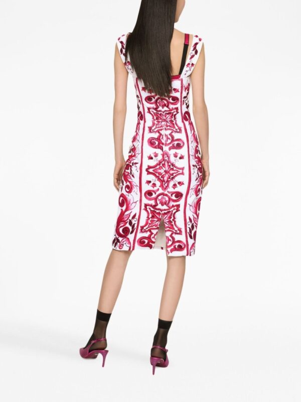 Dolce & Gabbana graphic-print sleeveless dress - Image 2