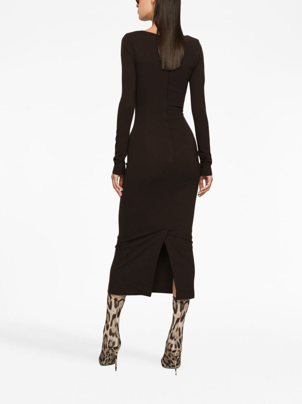 Dolce & Gabbana jersey midi dress - Image 3