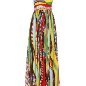 Dolce & Gabbana graphic-print sleeveless dress