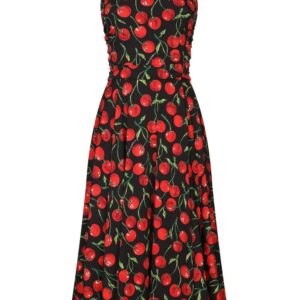 Dolce & Gabbana graphic-print square-neck dress