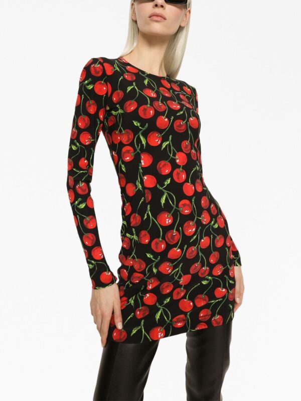 Dolce & Gabbana cherry-print minidress - Image 2