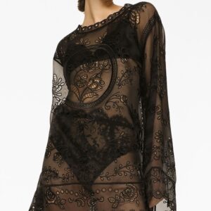 Dolce & Gabbana semi-sheer lace dress