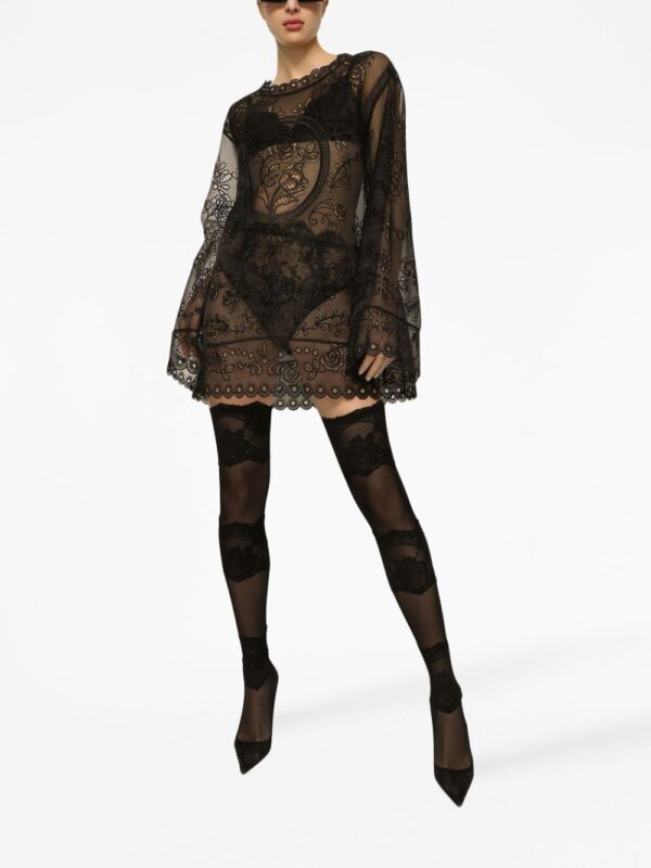 Dolce & Gabbana semi-sheer lace dress - Image 2