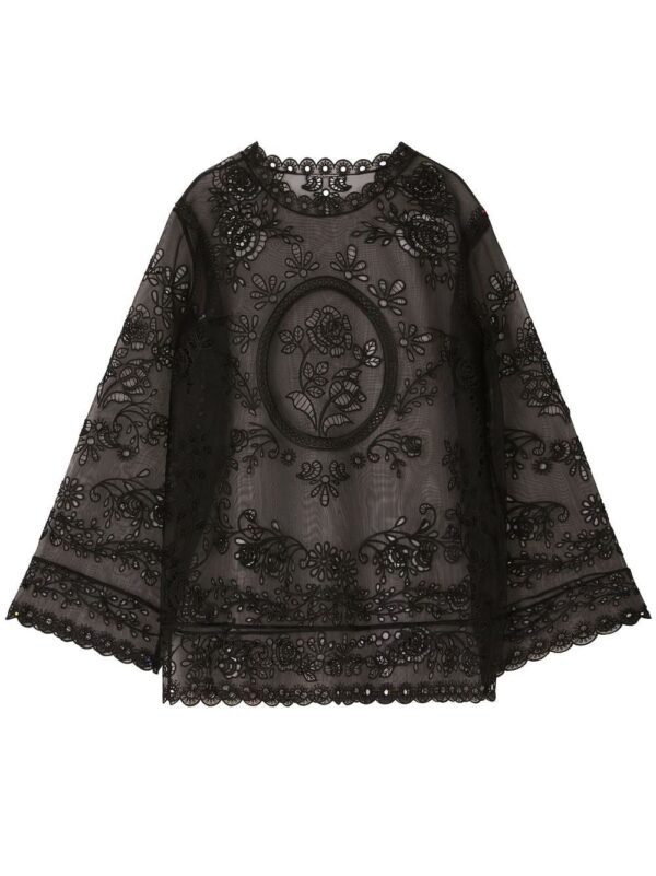 Dolce & Gabbana semi-sheer lace dress - Image 5