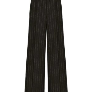 Dolce & Gabbana  pinstripe-print wide-leg trousers