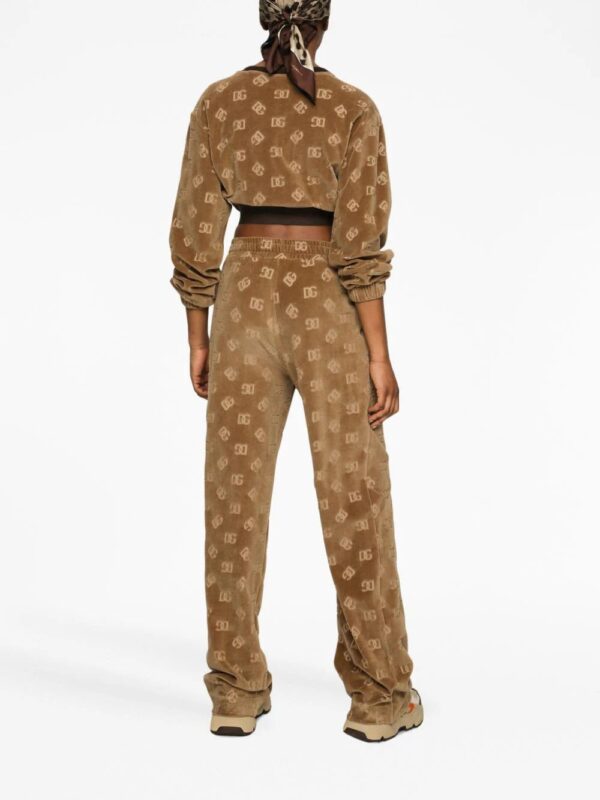 Dolce & Gabbana  DG logo-print jacquard track pants - Image 4