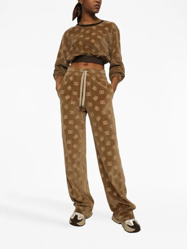 Dolce & Gabbana  DG logo-print jacquard track pants - Image 3
