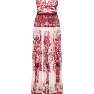 Dolce & Gabbana Majolica-print maxi dress