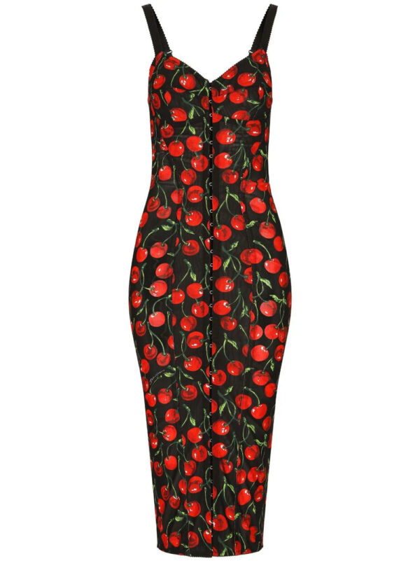 Dolce & Gabbana  cherry-print midi dress