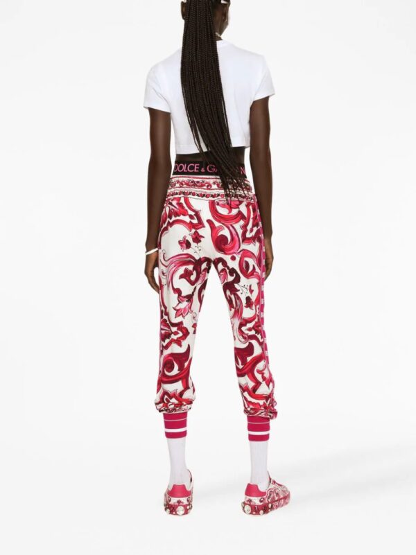 Dolce & Gabbana  logo-embroidered crop T-shirt - Image 4