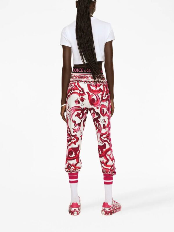 Dolce & Gabbana  logo-embroidered crop T-shirt - Image 4