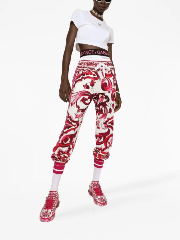 Dolce & Gabbana  logo-embroidered crop T-shirt - Image 2