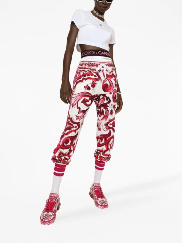 Dolce & Gabbana  logo-embroidered crop T-shirt - Image 2