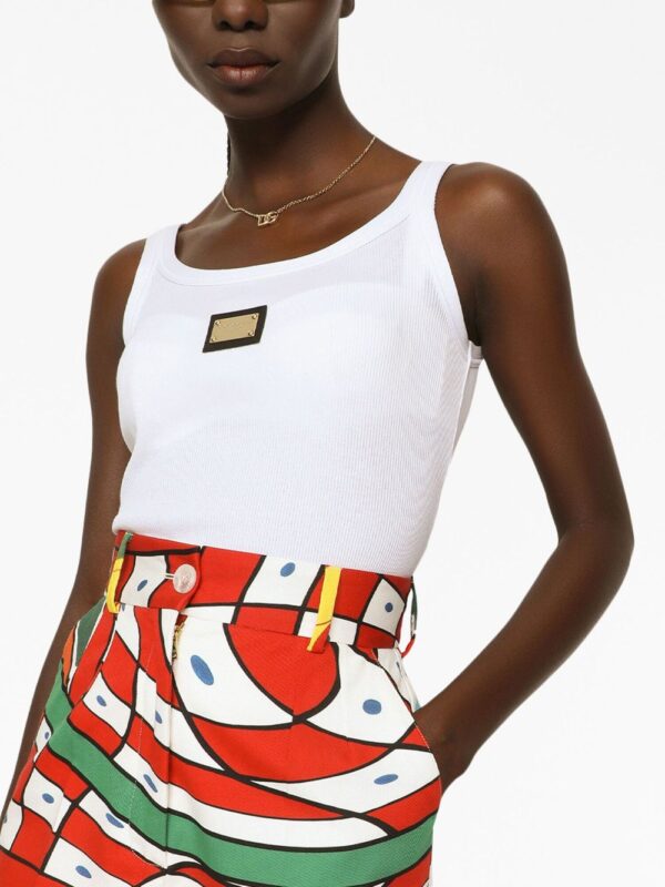 Dolce & Gabbana  logo-charm polished necklace - Image 2