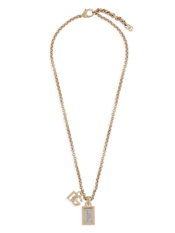 Dolce & Gabbana  logo-lettering chain-link detailing necklace
