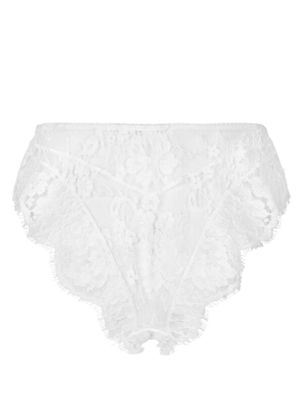 Dolce & Gabbana  floral-lace high-waisted briefs - Image 2