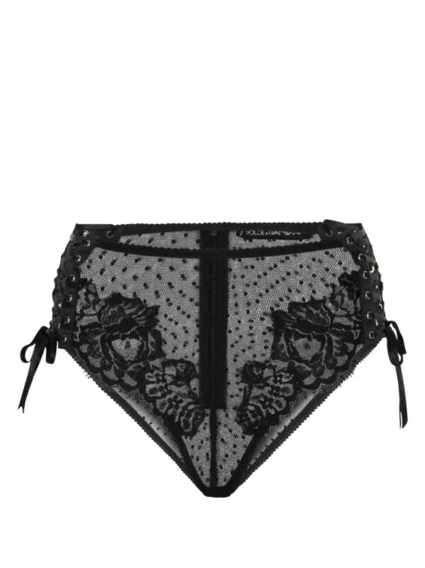Dolce & Gabbana  lace-detailing sheer briefs