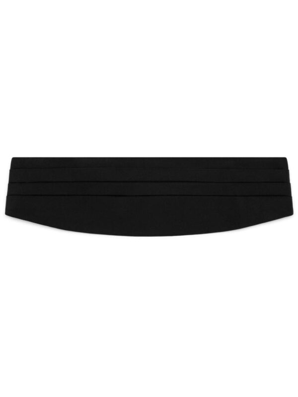 Louis Vuitton pleated silk cummerbund