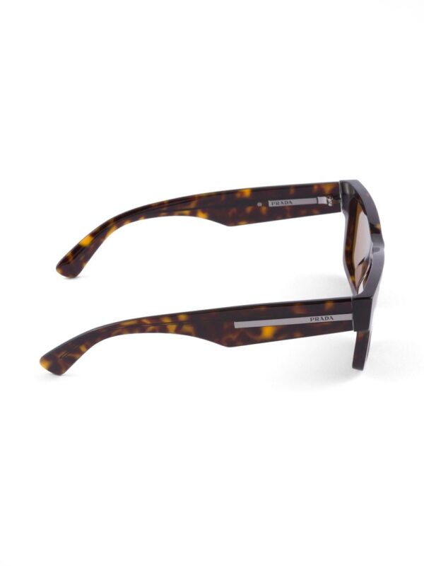 Prada Eyewear tortoiseshell-effect square-frame sunglasses - Image 4