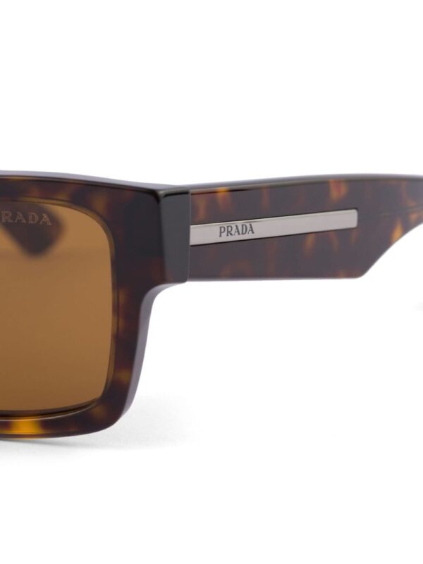 Prada Eyewear tortoiseshell-effect square-frame sunglasses - Image 3