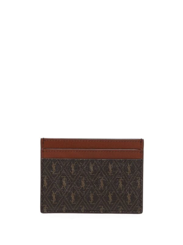 Saint Laurent monogram-print leather cardholder - Image 2
