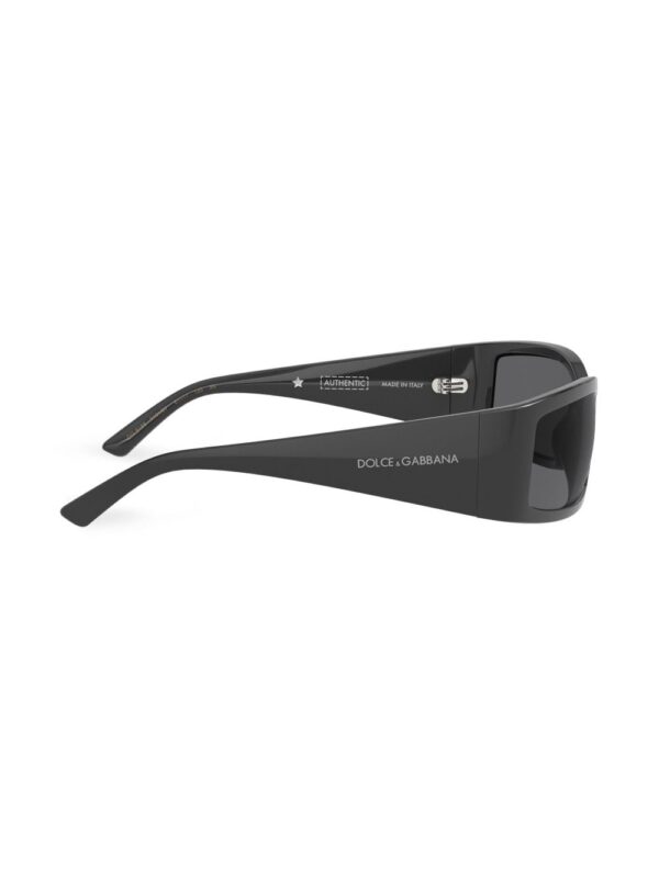Dolce & Gabbana Eyewear rectangle-frame logo-print sunglasses - Image 5