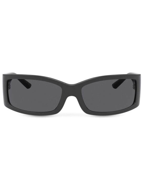 Dolce & Gabbana Eyewear rectangle-frame logo-print sunglasses