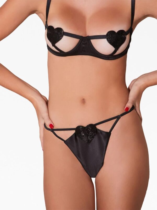 Fleur Du Mal  Queen of Hearts V-String thong - Image 2