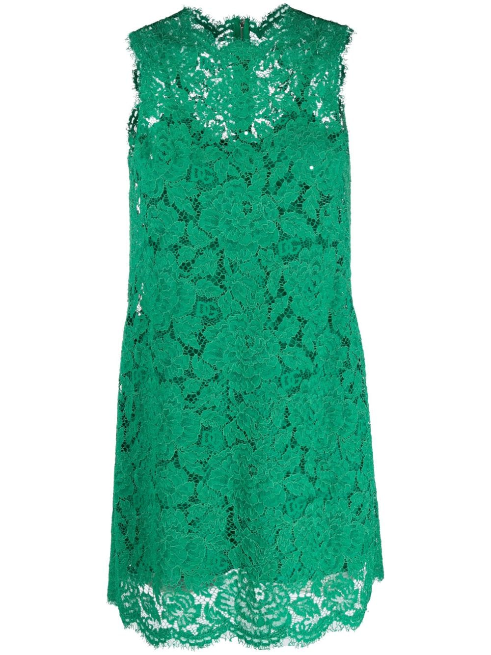Dolce & Gabbana lace sleeveless shift minidress