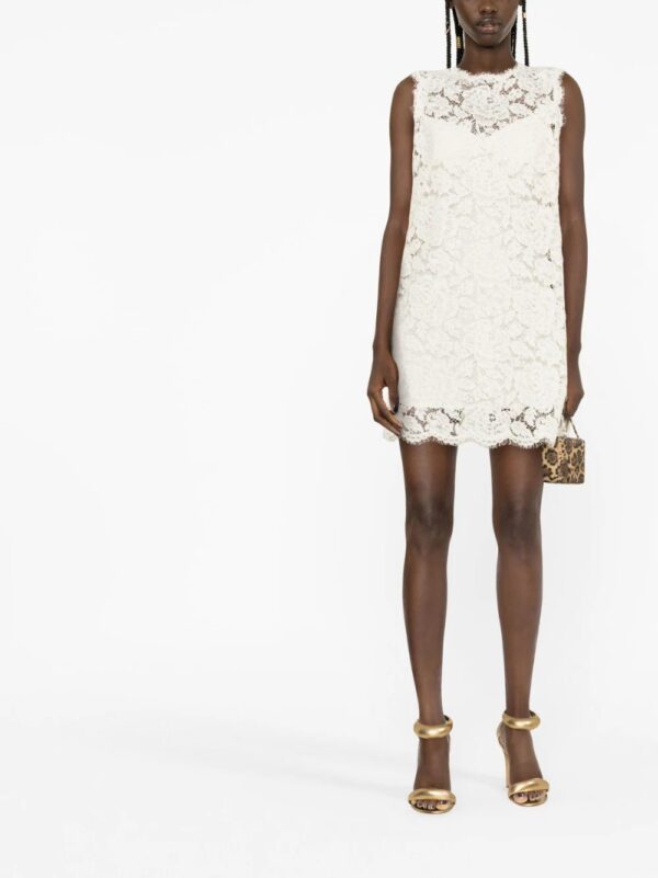 Dolce & Gabbana  sleeveless lace minidress - Image 2