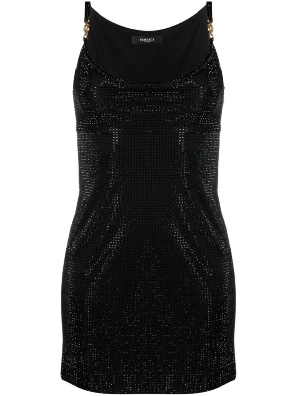 Versace Medusa '95 crystal-embellished minidress