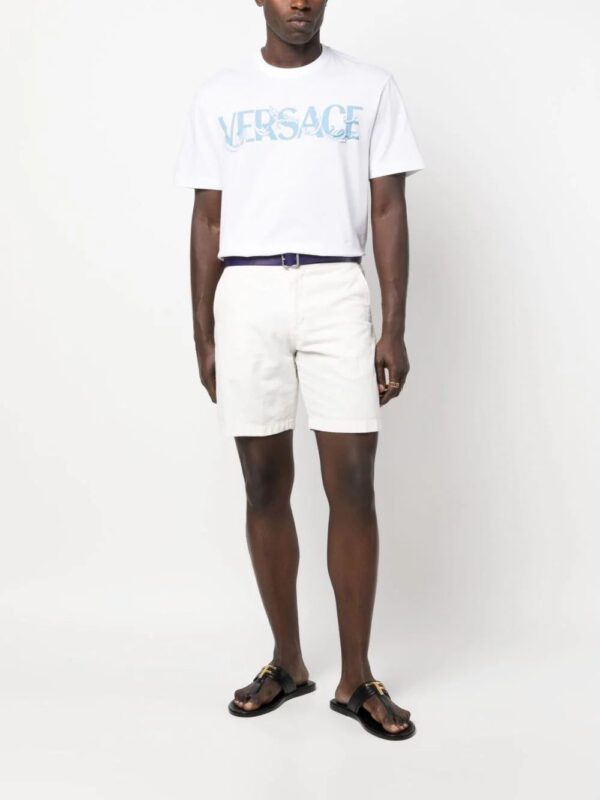 Versace  Barocco Silhouette-print cotton T-shirt - Image 2