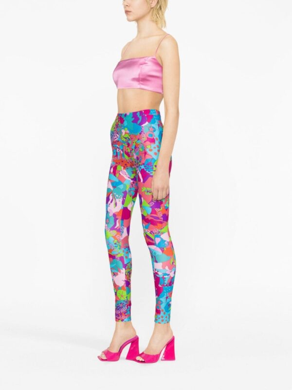 Versace  x Dua Lipa Floral Summer leggings - Image 4