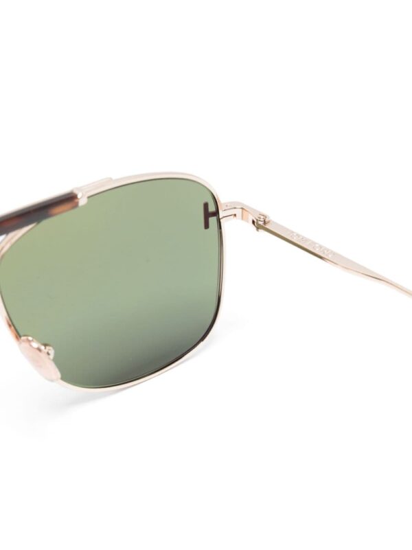 TOM FORD Eyewear polished pilot-frame sunglasses - Image 3