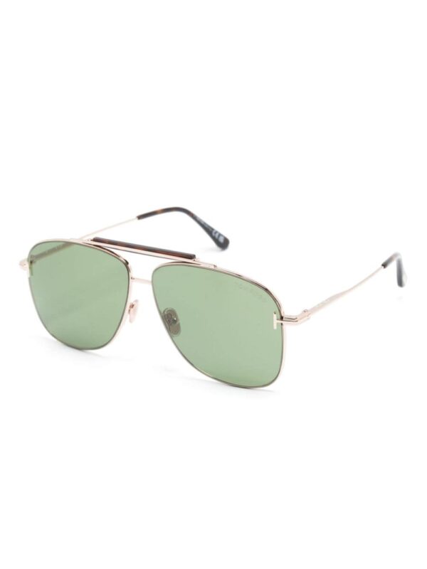TOM FORD Eyewear polished pilot-frame sunglasses - Image 2