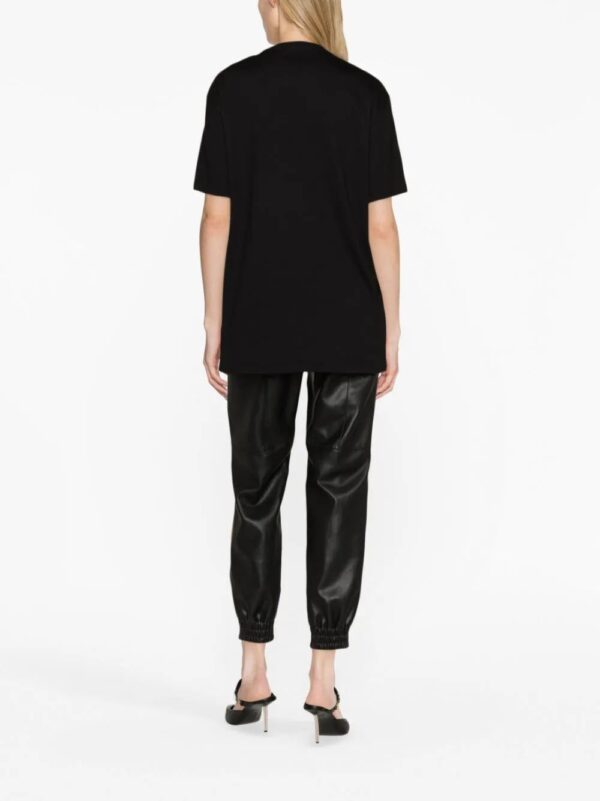Versace  logo-embroidered cotton T-shirt - Image 4