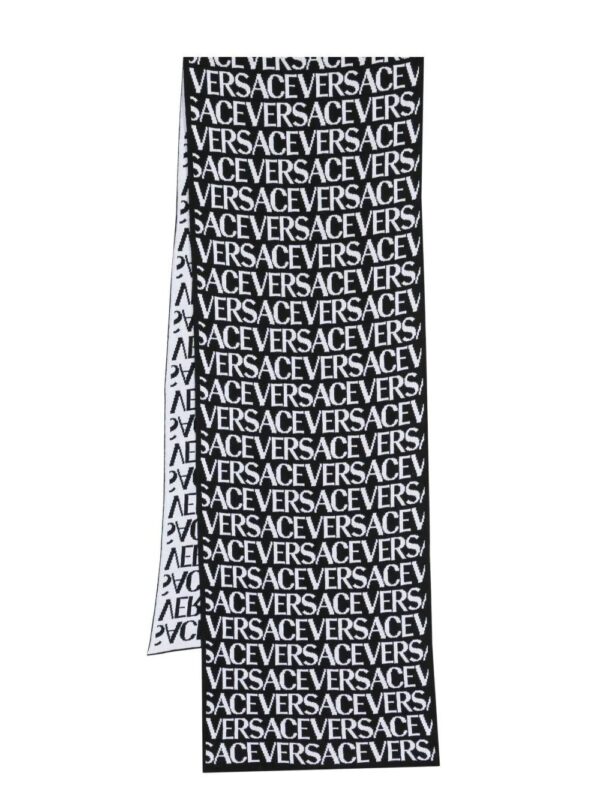 Versace  logo knit scarf