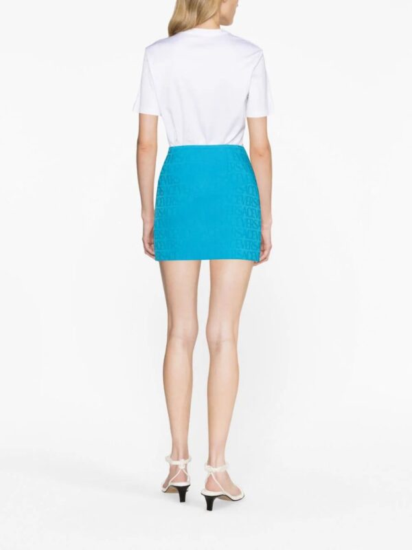 Versace  Medusa Head-embroidery cotton T-shirt - Image 3
