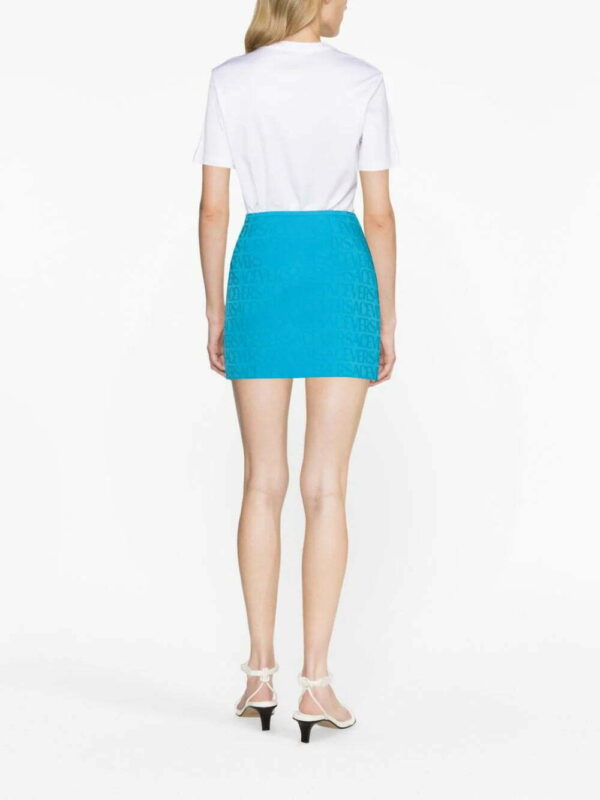 Versace  Medusa Head-embroidery cotton T-shirt - Image 3