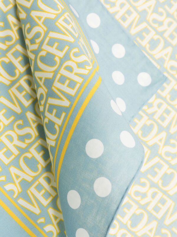 Versace  logo polka-dot print scarf - Image 2