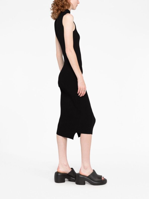 Versace Slashed roll-neck midi dress - Image 4