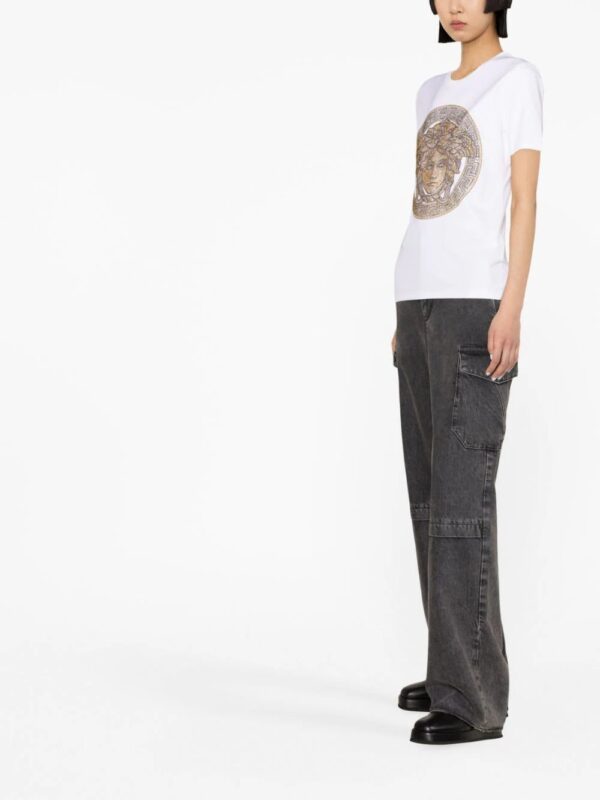 Versace  Medusa cotton T-shirt - Image 3
