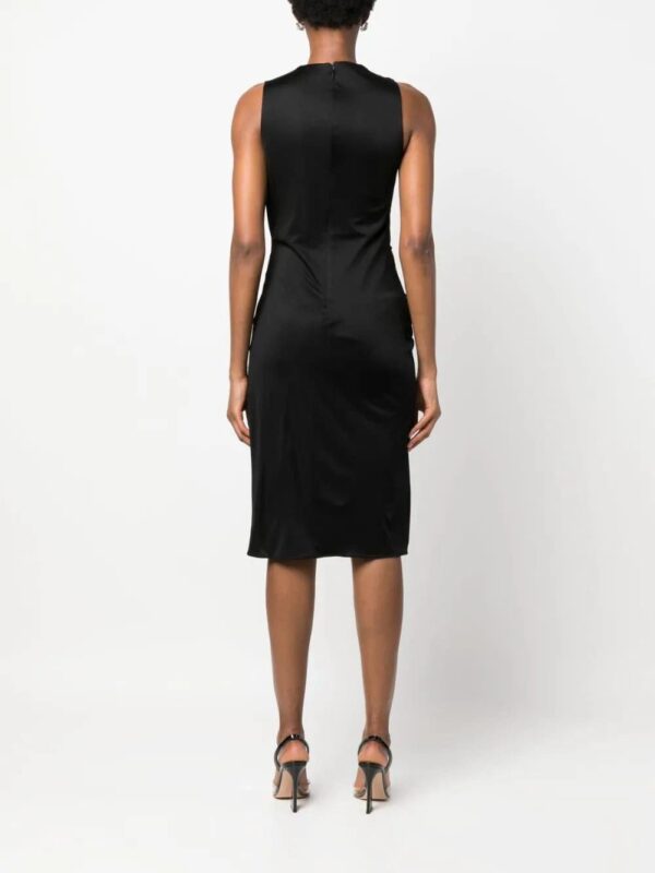 Versace  Medusa plaque pleated dress - Image 4
