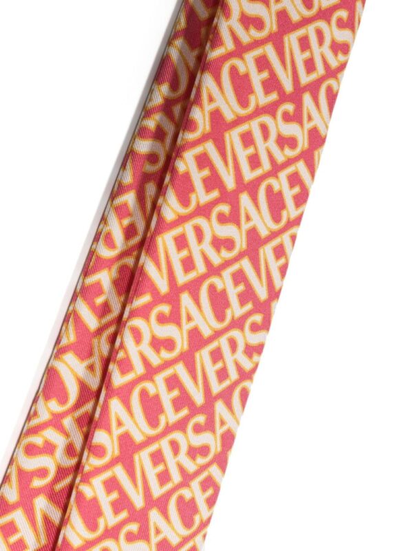 Versace  Versace Allover-print silk scarf - Image 2