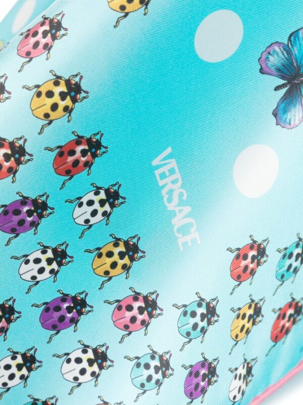Versace  mix-print silk square scarf - Image 2